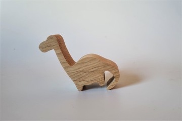 Деревянные мебельные ручки, динозавры, узор бронтозавра.