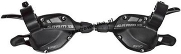 SRAM MANETKI X5 Trigger 3x9 KOMPLET + LINKI