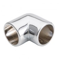 Kolanko do rury fi 32, 90 stopni, narożnik chrom
