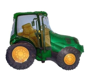 Balon foliowy ciągnik TRAKTOR zielony ROLNIK