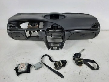 CITROEN C5 I FACELIFT 07R DESKA KOKPIT KONZOLA ULOŽENÍ PÁSY MODUL AIRBAG