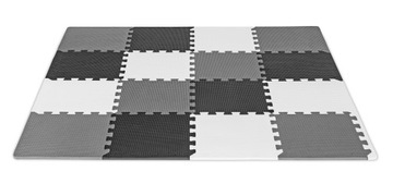 Пазл ОБУЧАЮЩИЙ FOAM MAT 118х118 для детей, СКЛАДНОЙ, защитный, 16 шт.