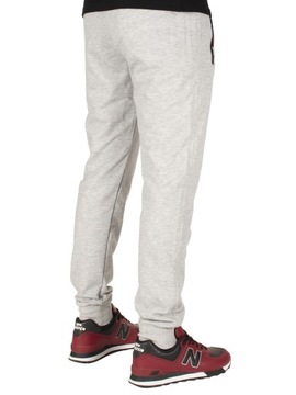 Dres spodnie męskie dresowe XL szare ze ściągaczem jogger