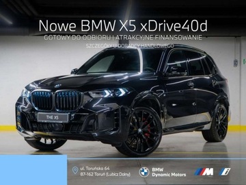 BMW X5 G05 SUV Facelifting 3.0 40d 352KM 2025 BMW X5 xDrive40d 352 KM mHEV - Gotowy do Odbioru - Pakiet M Pro - Pneumaty
