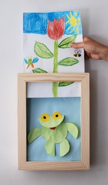 Рамка для детских рисунков Рамка детская Вертикальная