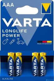 4x bateria LR03 Varta Longlife Power MN2400 AAA 1.