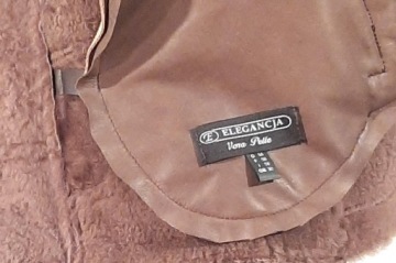 Мужская кожаная куртка пилот, ЗИМНЯЯ дубленка 303 Мозаика