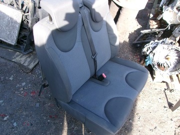 FOTEL PASAZERA PODWOJNY SCUDO EXPERT JUMPY 2006-2015r ORGINAL LADNY