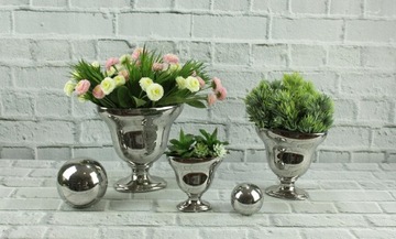 Декоративный керамический шар, черный, 6 см.