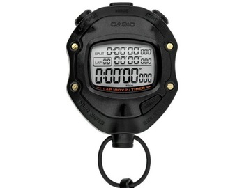 Секундомер CASIO HS-80TW-1EF ТАЙМЕР 2 x 100 КРУГОВ
