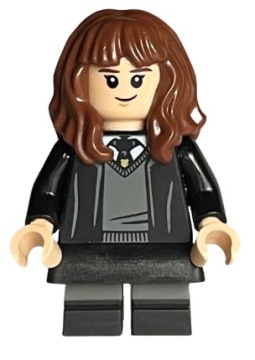 LEGO hp378 Hermione Granger - Hogwarts Robe, Black Tie NOWA