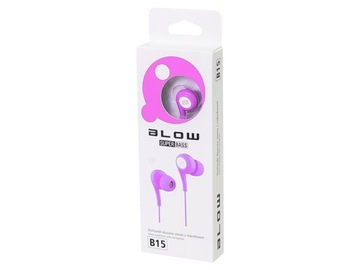 Słuchawki Douszne B-15 PINK do telefonu Smartfona