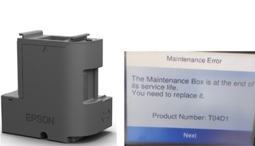 КОНТЕЙНЕР ДЛЯ ЧЕРНИЛ МОЩНЫЙ БЛОК ДЛЯ ОБСЛУЖИВАНИЯ INK PAD EPSON ECOTANK / L / WF ОРИГИНАЛ