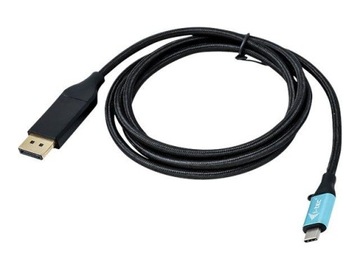 Кабель-адаптер I-TEC USB C DisplayPort, совместимость с 4K, 60 Гц, 200 см