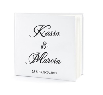 KSIĘGA GOŚCI IMIONA ŚLUB ALBUM WESELE BK