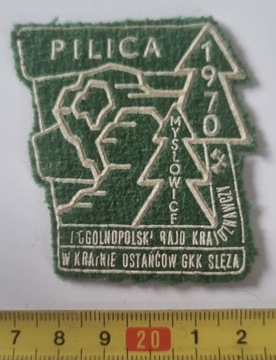 NASZYWKA RAJD KRAJOZNAWCZY W KRAINIE OSTANCOW ŚLĘZA - PILICA 1970 MYSŁOWICE