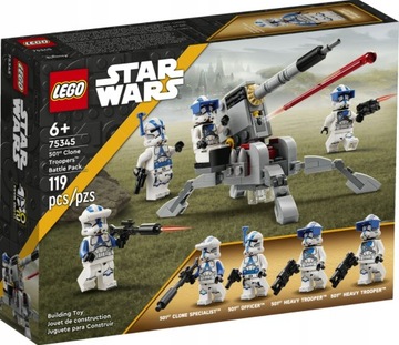 LEGO Star Wars 75345 Zestaw bitewny żołnierze-klony z 501. legionu