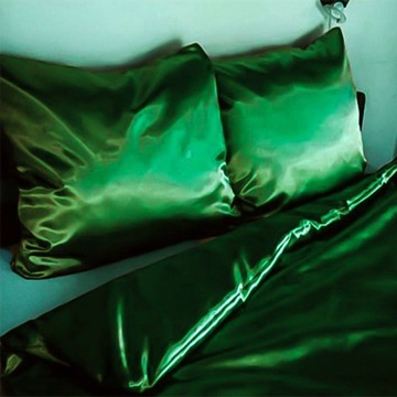 Постельное белье сатин 160+ 2x70x80 MOKER Черный