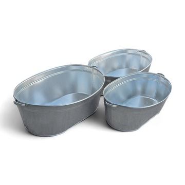 ОЦИНКОВАННАЯ ОВАЛЬНАЯ ВАННА 120Л