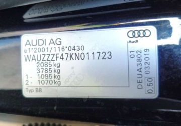Audi A4 B9 Limousine 2.0 35 TDI 150KM 2019 Audi A4 Limousine Audi A4 Limousine 35 TDI S tronic design 2.0 Diesel 150KM, zdjęcie 31