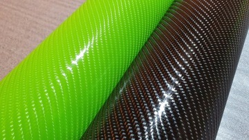 4D Автомобильная фольга Carbon 4D 152x60 Черный 3D