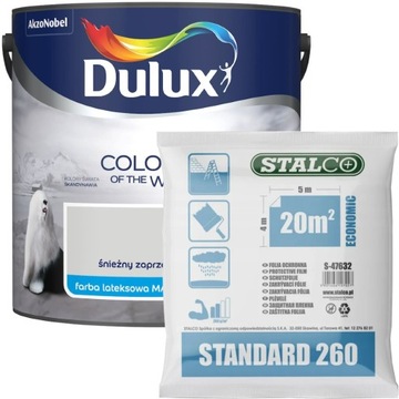 Dulux Kolory Świata Śnieżny Zaprzęg 2,5L + GRATIS