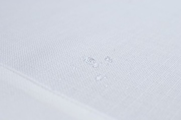 Матовая белая льняная толстая грязеотталкивающая дорожка с манжетой 50Х110