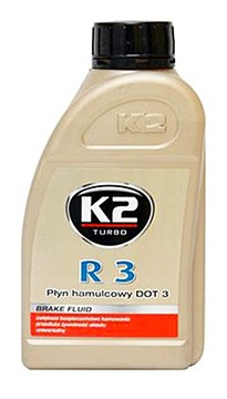 ML UNIWERSALNY PŁYN HAMULCOWY K2 TURBO R3 DOT3 500