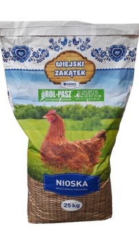 PASZA DLA KUR NIOSEK HIGIENIZOWANA NIE SYPKA 25KG