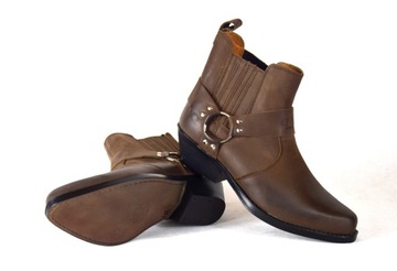 МУЖСКИЕ КОВБОЙСКИЕ БОТИНКИ CHOPER HARLEY RACE BOOTS KG1