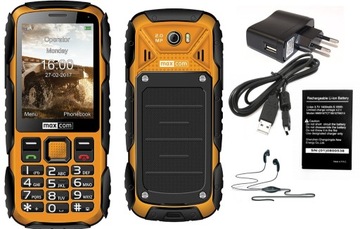МОБИЛЬНЫЙ ТЕЛЕФОН MAXCOM MM920 STRONG IP67, бронированный, желтый