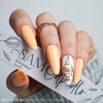 ABA GROUP 25x пилочка для ногтей BOAT FAT 100 180