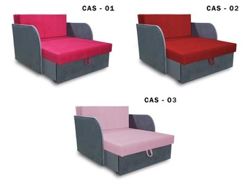 Детское кресло с откидной спинкой, детский диван-кровать.