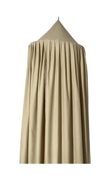 Палатка с навесом в детскую комнату бежевую