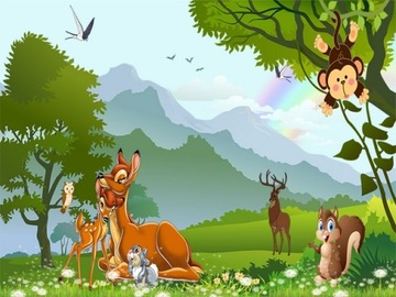 Fototapeta Jelonek Bambi Bajka dla Dziecka na wymiar