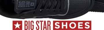 buty damskie czarne sneakersy BIG STAR MM274232 36