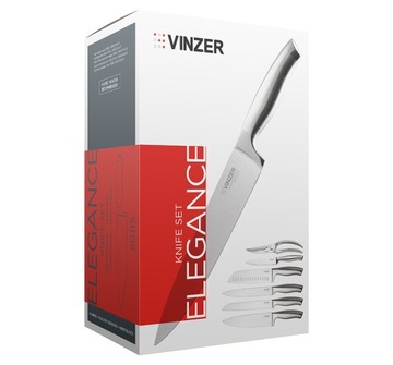 Набор кухонных ножей VINZER ELEGANCE, 8 предметов. 50115