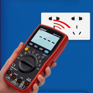 Цифровой мультиметр Aneng AN870 PRO LCD HD, измеритель сопротивления току и напряжению