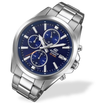 Klasyczny zegarek męski na bransolecie Casio Edifice Chrono EFV-560D Grawer