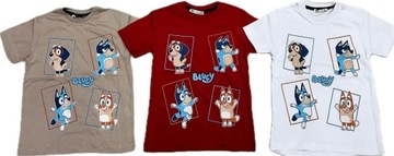T-SHIRT KOSZULKA DZIECĘCA BLUEY BIAŁA 98-104