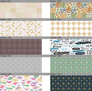 Декоративные самоклеящиеся наклейки под плитку ЦВЕТНЫЕ ЛОПУЧКИ 15х15 см.