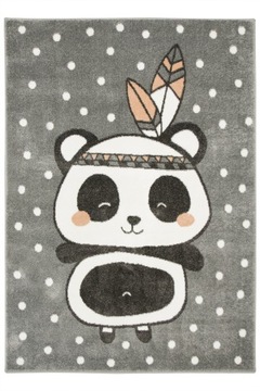 120x170 cm DYWAN DO POKOJU DZIECI PANDA INDIANIN