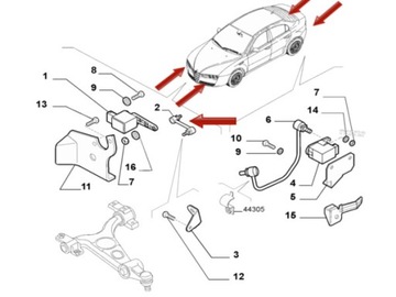 РЕГУЛЯТОР УПРАВЛЕНИЯ ФАР ALFA ROMEO 159