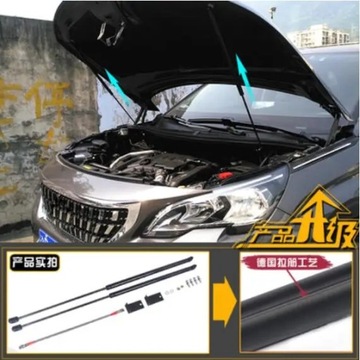 PRO PEUGEOT 408/308/3008/4008/5008 2013-2021 DVĚ STRANY AUTO VÍKO KUFRU ~14938