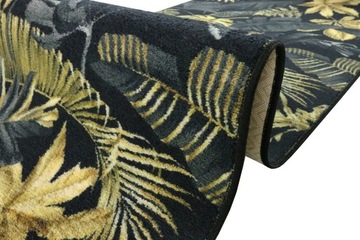 КОВРИК ЦВЕТЫ 67см, ПРОТИВОСКОЛЬЗЯЩИЙ - ЗОЛОТОЕ ЛИСТЬЕ