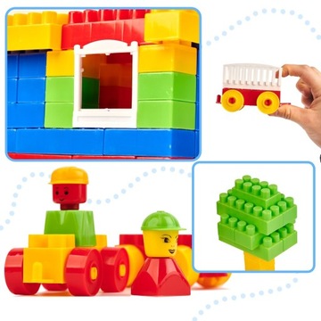Детские 3D кубики DIPLO, пластиковая конструкция