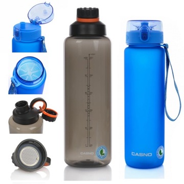 Butelka Na Wodę 1,5l + 1l Bidon Tritanowy BPA Free
