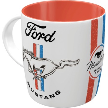 ЛОГОТИП FORD MUSTANG КРУЖКА ЛИЦЕНЗИЯ ПОДАРОК ​​ФАНАТЕЛЮ ХИТ