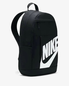 Plecak szkolny NIKE Elemental HBR Dwukomorowy Sportowy CZARNY 21L