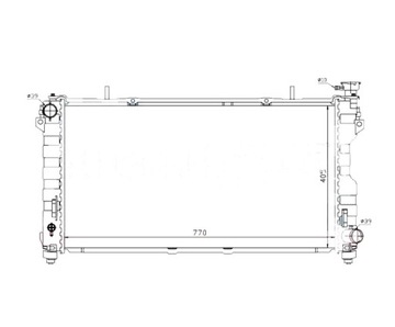 CHLADIČ DODGE CARAVAN 01- 4809238